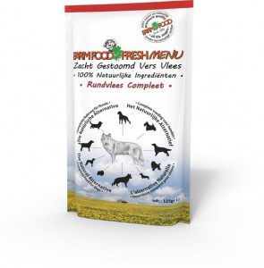 Farm food fresh menu rundvlees 125 gr.