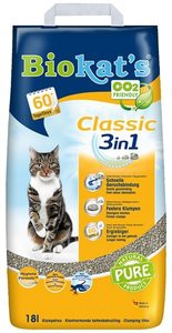 Biokat's classic kattenbakvulling 18liter  AFHALEN