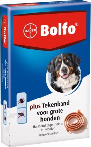 Bolfo teken- en vlooienband - Groot