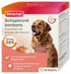 Beaphar schapenvet bonbons zalm 40 stuks