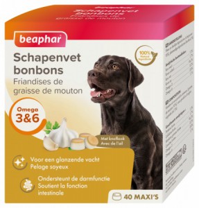 Beaphar schapenvet bonbons knoflook 40 stuks