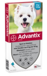 Advantix hond 4-10kg