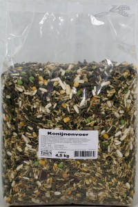 Gemengd konijnenvoer 4,5 kg