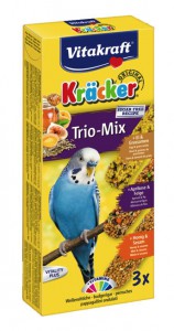 Kräcker Trio-Mix Parkiet ei/abrikoos/honing