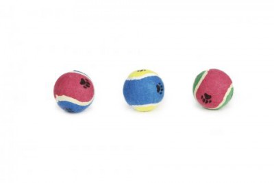 Beeztees Tennisbal met Voetopdruk 6,5 cm