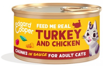 Edgard & Cooper Chunks Turkey & Chicken 85 gram