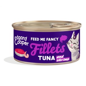 Edgard & Cooper cat fillets tunda/ shrimp 70 gram	