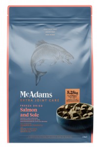 McAdams gevriesdroogde Zalm en Tong hond 400 gram